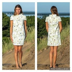 Molly Moorkamp white trellis dodie shift Sz 2